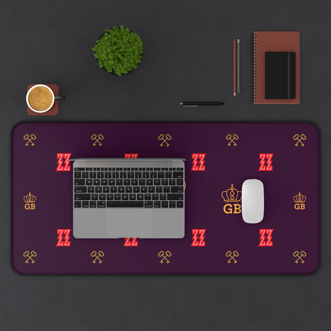 Grand Budapest Deep Aubergine Deskmat