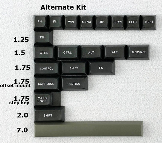 DSA Dolch - Individual Keycaps