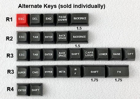 DSS Dolch - Individual Keycaps