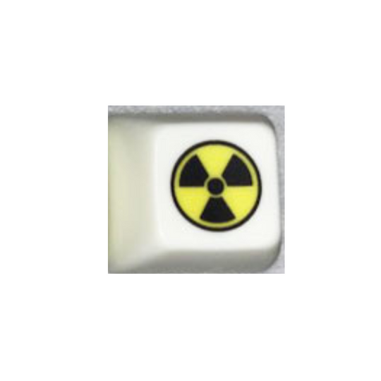 SA-P Glow-in-the-Dark Radiation #2 Keycap