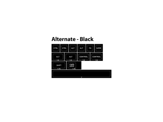 DSA WA (White) on NN (Black) / NN (Black) on WA (White) - Individual Keycaps