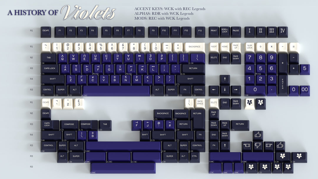 SA A History of Violets - Price Reduced on Remaining Stock!