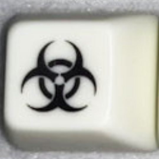 SA-P Glow-in-the-Dark Biohazard Keycap